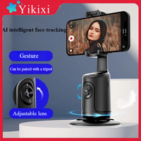 P01 Auto Face Tracking Gimbal AI Camera Desktop Smart 360 Rotation Phone Holder Stabilizer Stand Monopod For Smartphone Live