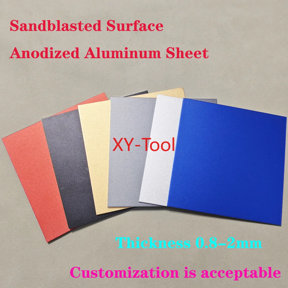 

Анодированный алюминиевый лист с пескоструйной обработкой, толщиной 0,8-2 мм, красный, синий, черный, золотой, серебряный, для табличек