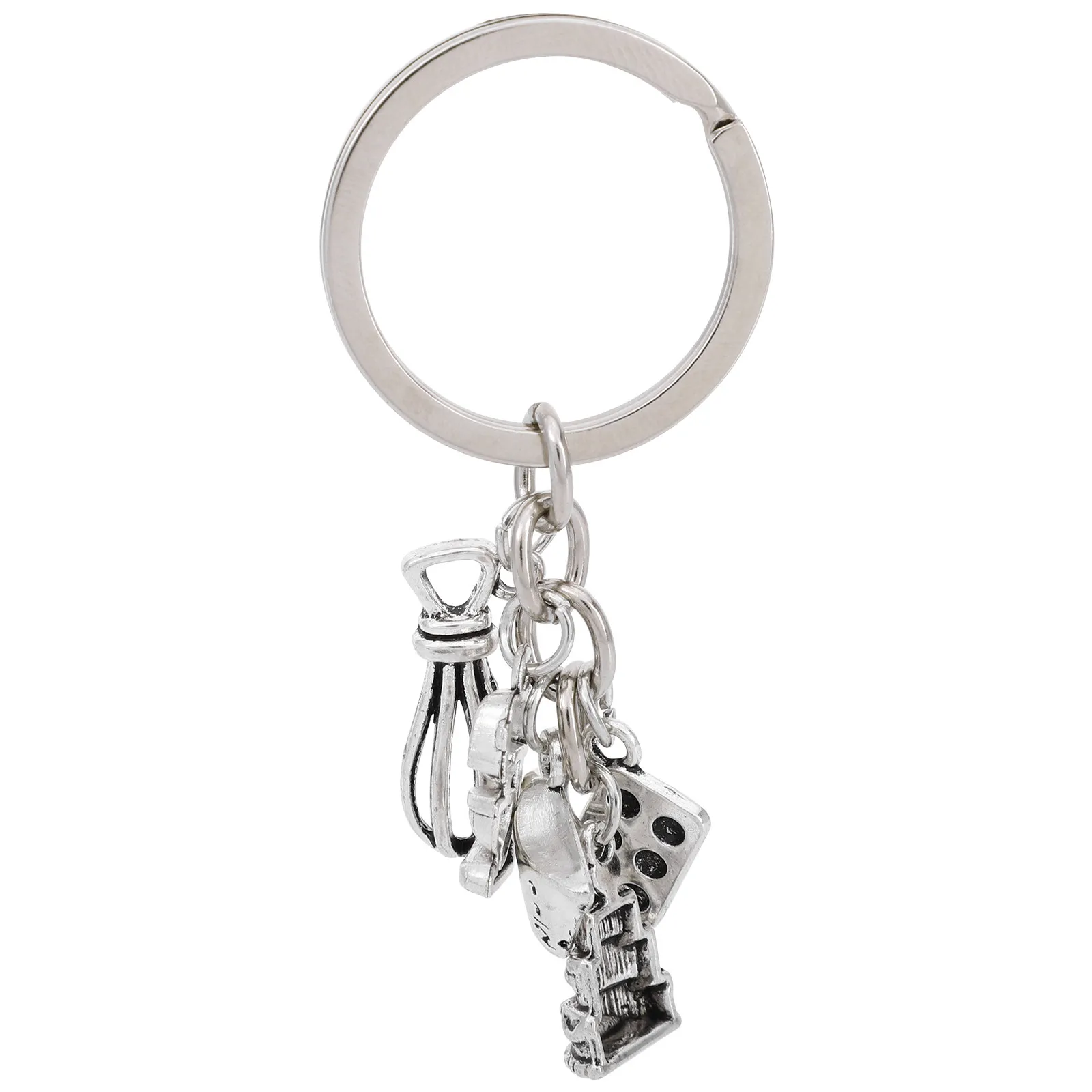 Cake Series Key Chain Charming Creative Pendant Lightweight Baking Dessert Hanging Gift Key Ring Accessory Gift Keychain