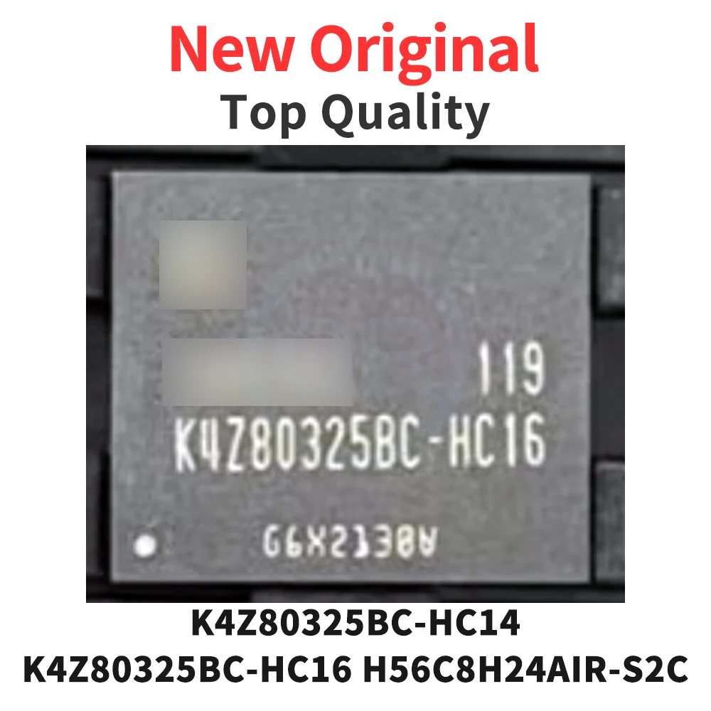 

K4Z80325BC-HC14 K4Z80325BC-HC16 H56C8H24AIR-S2C BGA K4Z80325BC H56C8H24AIR Новый оригинальный (1 шт.)