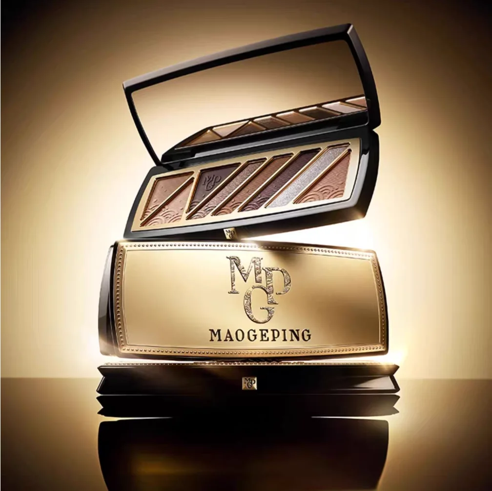 لوحة ظلال عيون مكياج عارية ثلاثية الأبعاد من MAOGEPING ألوان فاخرة متعددة الأغراض لوحة ظلال عيون 16 جرام 100% مستحضرات تجميل أصلية