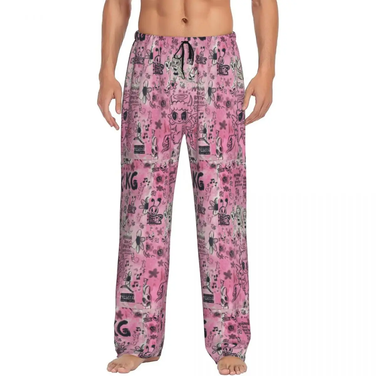 

Custom Singer Karol G Pajama Pants Men Lounge Sleep Drawstring Sleepwear Bottoms with Pockets