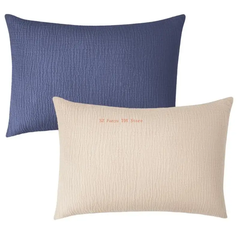 96GC Set of 2pcs Cover Comfortable Pillow Case Rectangular Pillow Sleeve Cover