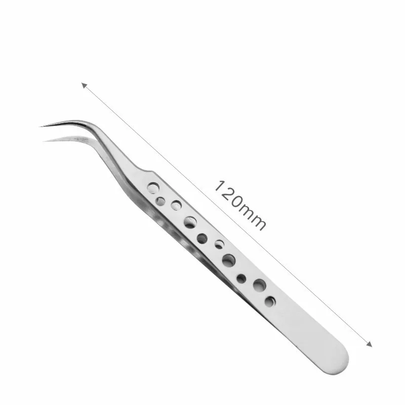 Electronics Industrial Tweezers Anti-static Curved Straight Tip Precision Stainless Forceps Phone Repair Hand Tools Sets