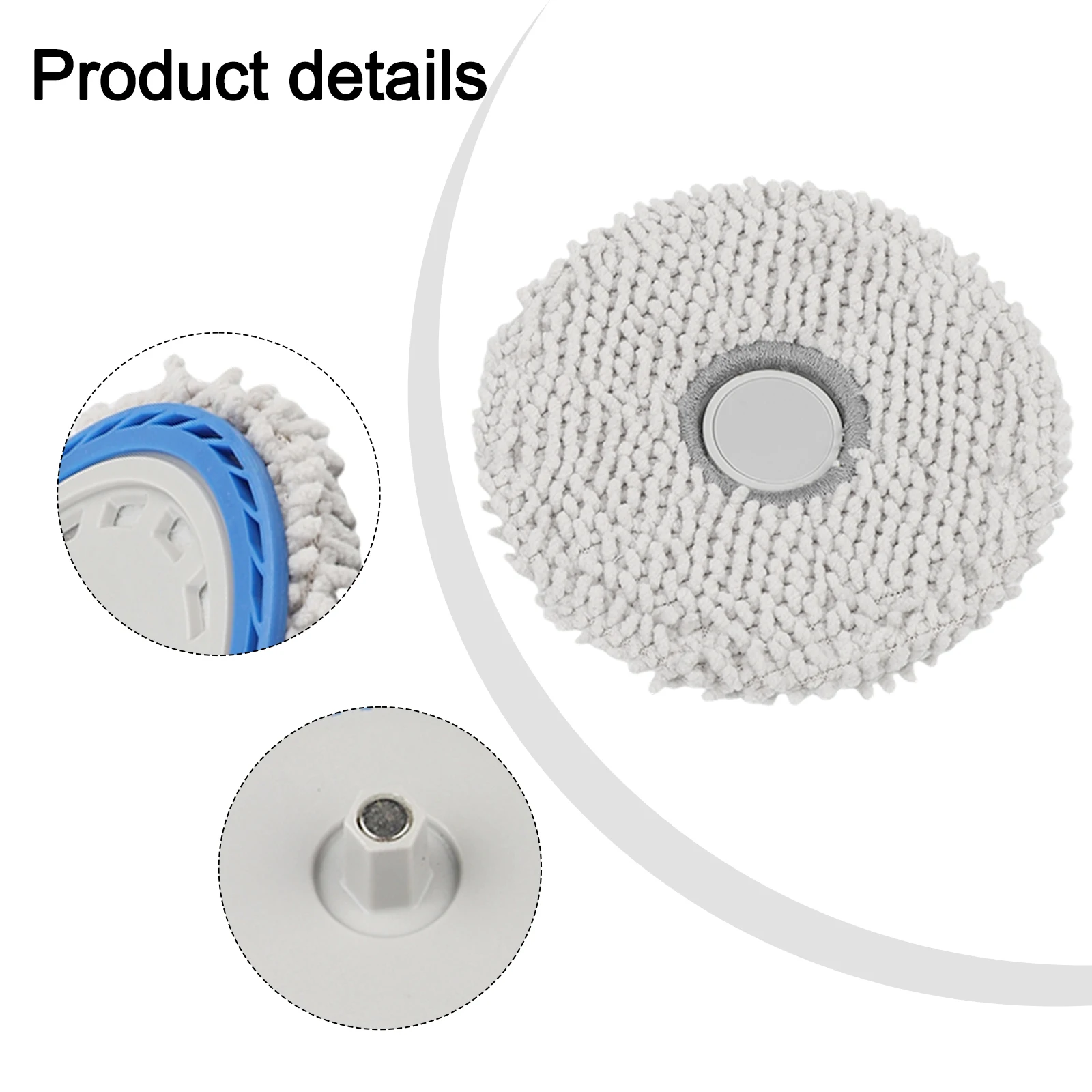 

Reliable Mop Cloth Holder for Ecovacs For DEEBOT For Pro For Omni Robot Vacuums 4 Piece Set for Enhanced Cleaning Performance