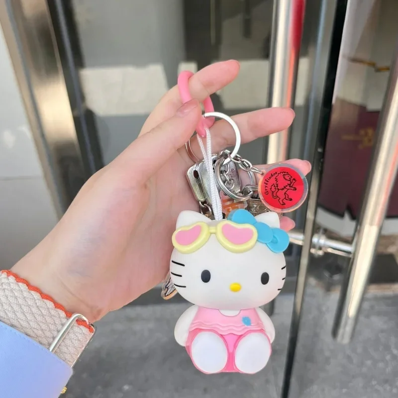 Cute Cartoon Sunscreen Tanning And Color Changing Pendant Keychain Handbag Pendant Gift For Girlfriend view 3