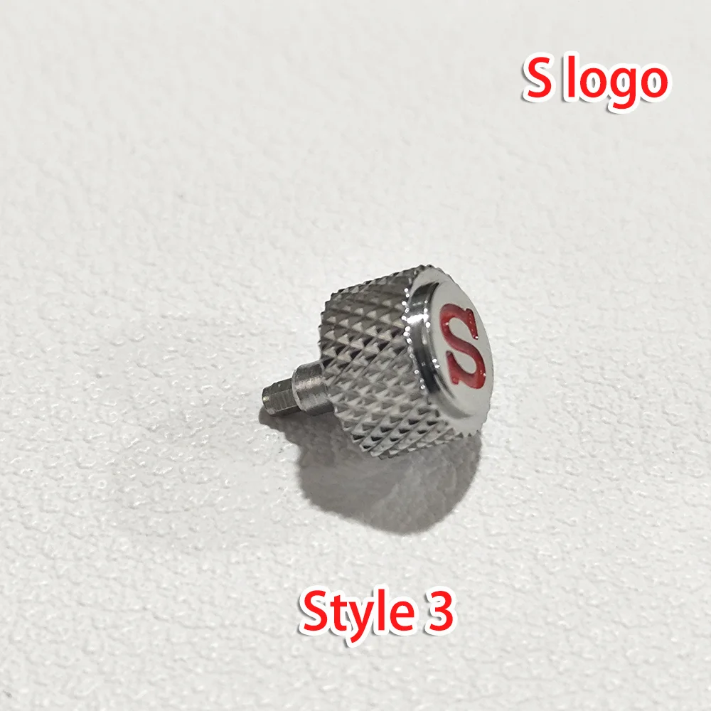 7mm S Logo Crown For NH34 NH35 NH36 4R35 4R36 Movements Fits For SKX-007/009 Modified Watch Screw-in Crowns Replacement Parts view 3