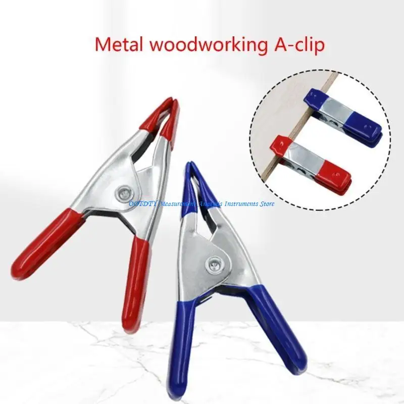 367D 10Pcs A-shaped Powerful Metal Spring Clip 2 inch Woodworking Metal Spring Clamp
