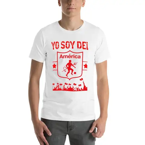 America de Cali Colombia Fotbollströja T-shirt T-shirt T-shirt för män grafisk rolig herr-t-shirt designer-T-shirt 6 best sales Kalifornien, Colombia - №1