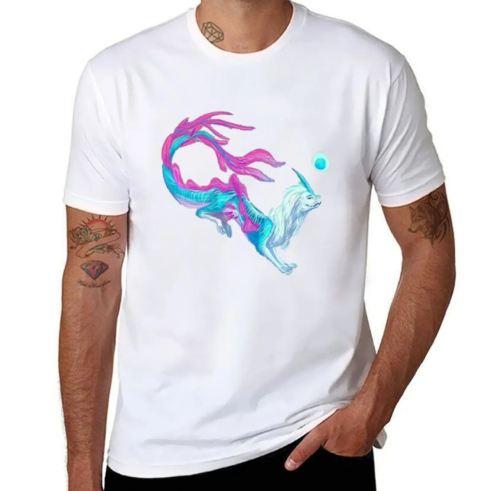 

Sisu The Water Dragon T-Shirt t shirts for man cotton men t shirt cotton 100% T-Shirt