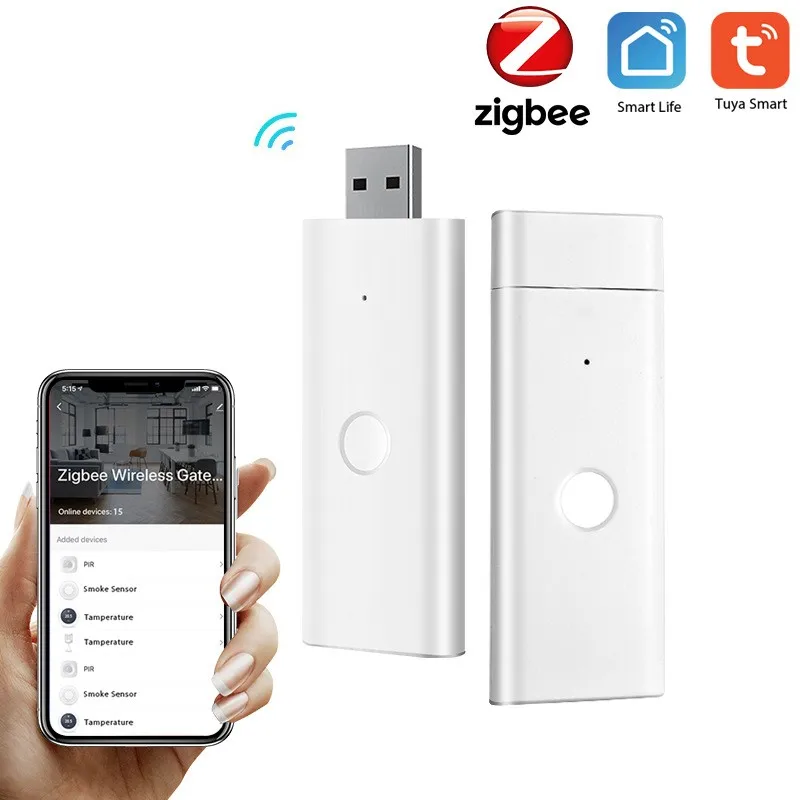 ZB-WG-6 Tuya ZigBee Wireless Smart Home Gateway Control Center USB Wireless Gateway