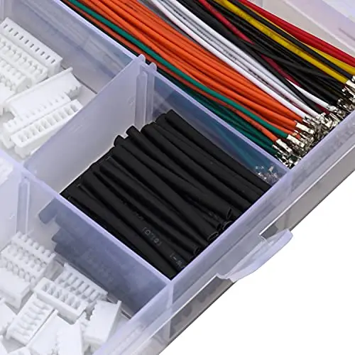 Molex MX 1.25mm Connector Assortment, 2-10 Pin Housing with 28AWG Cables for Arduino & DIY Electronics