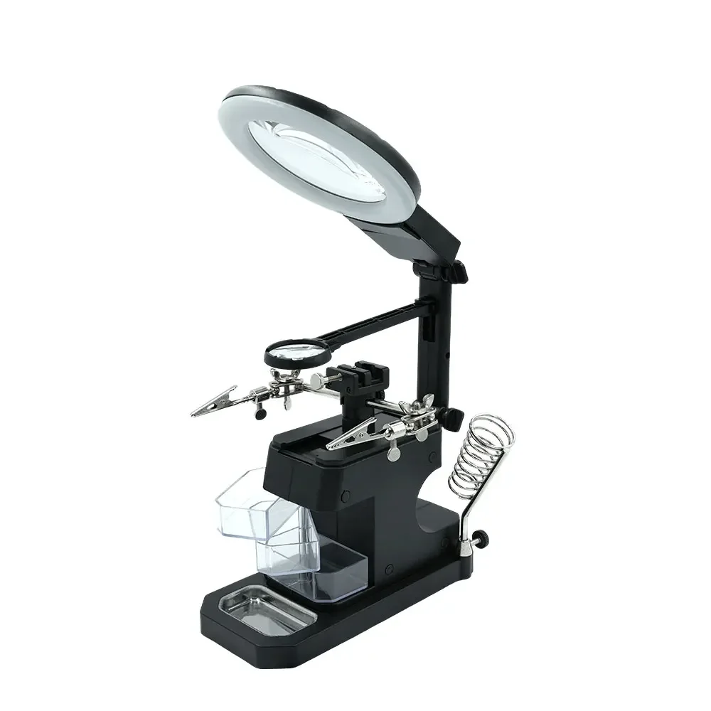 Profi-Reparatur-Lupe mit LED-Beleuchtung - Dritte Hand für Schweißreparaturen und Inspektionsarbeiten – Detail 15
