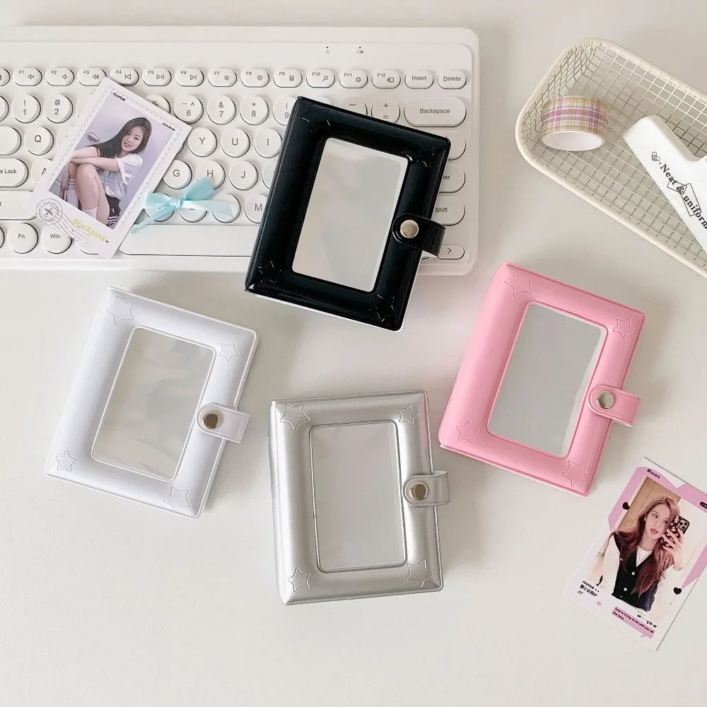3in ID Photo Korean Photocard Holder PVC Card Cover Decoration Idol Card Display Protector Korean Style Picture