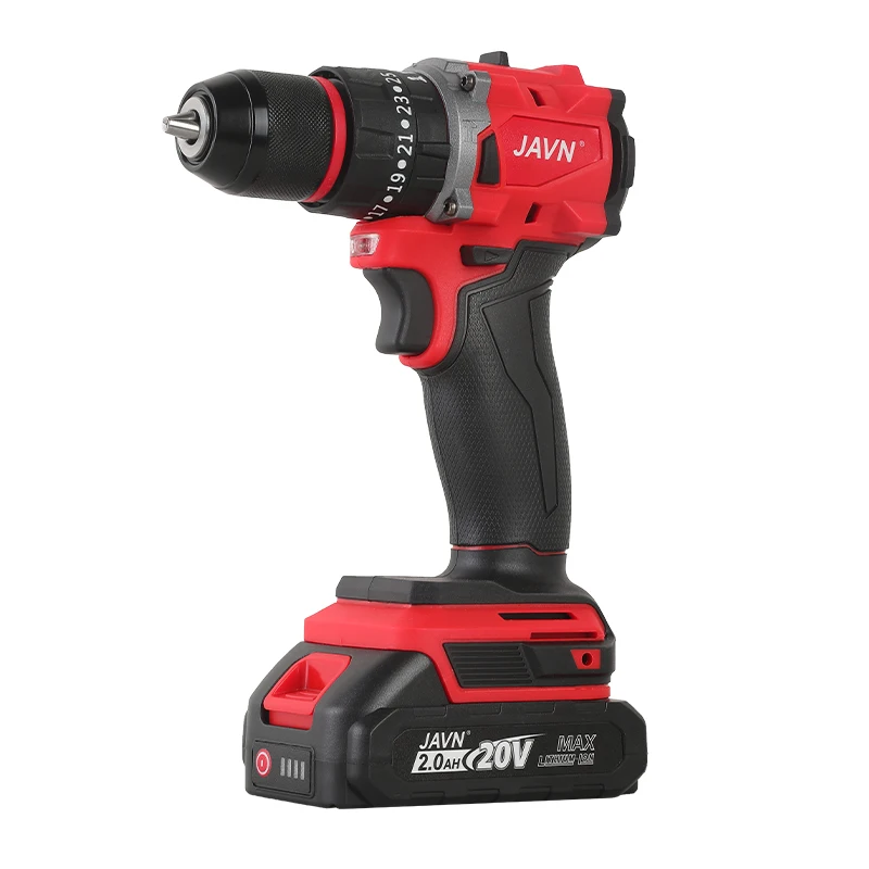 

JY 20V 70N.m Brushless Electric Drill Cordless Battery Screwdriver Mini Drill With 25+3 Torque Settings 2-Speeds Power Drill