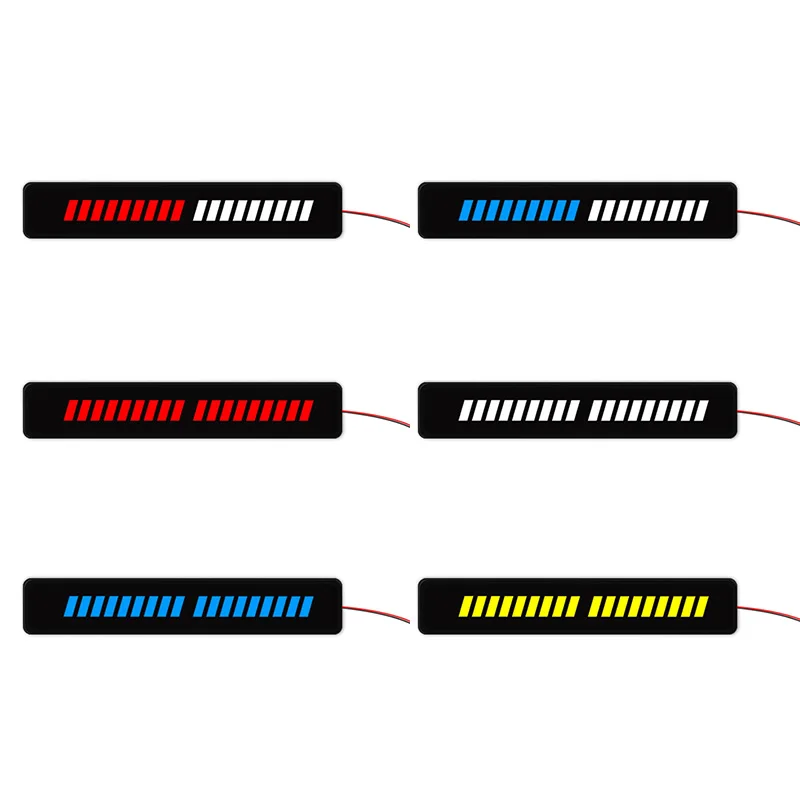 

Car sticker front grille emblem LED decorative lights Car exterior modified daytime running lights decorative lights