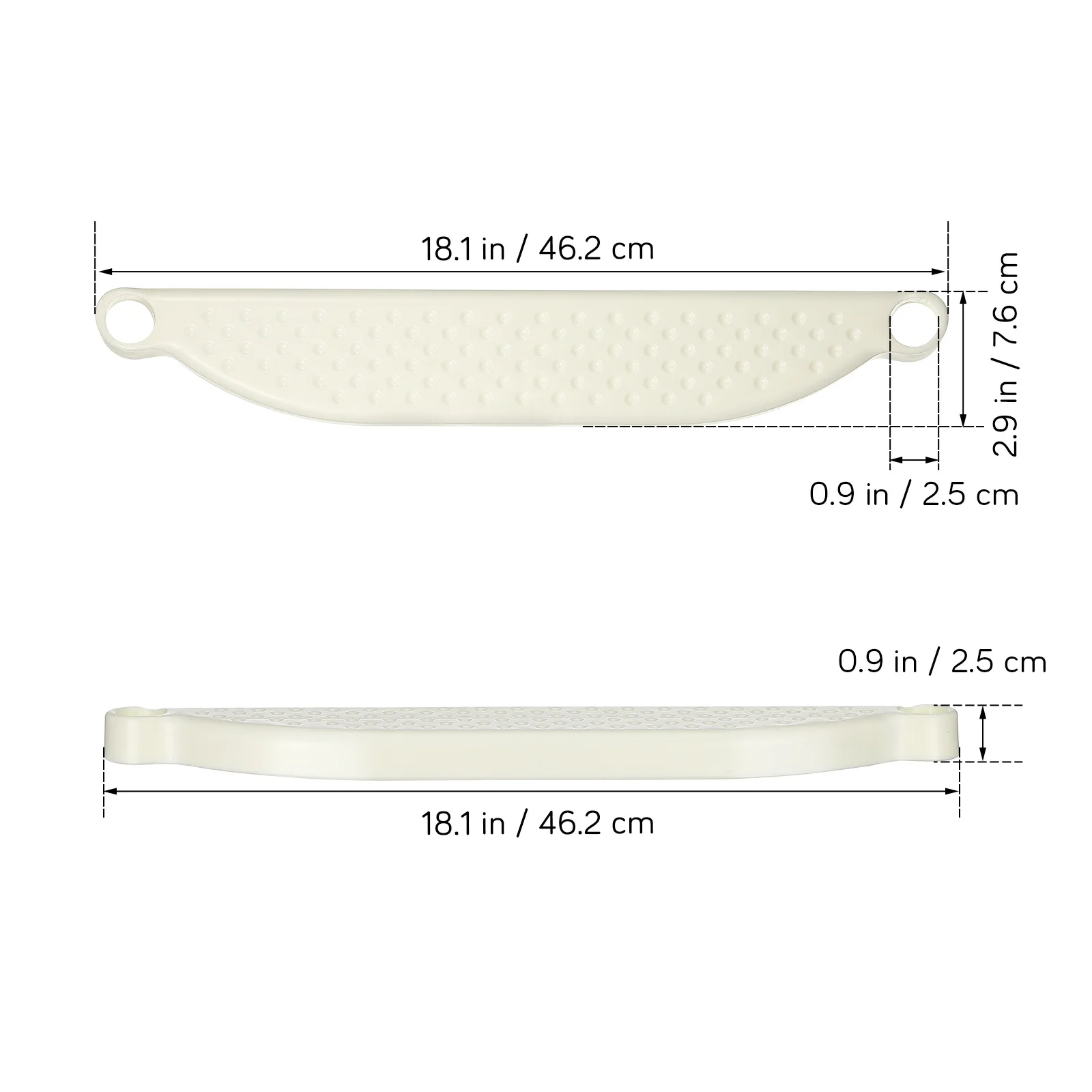 مسند للقدمين للكرسي المرتفع مصنوع من البلاستيك قابل للتعديل وواسع ومستقر لملحقات الكراسي العالية ودعم مسند القدم المريح للمكتب