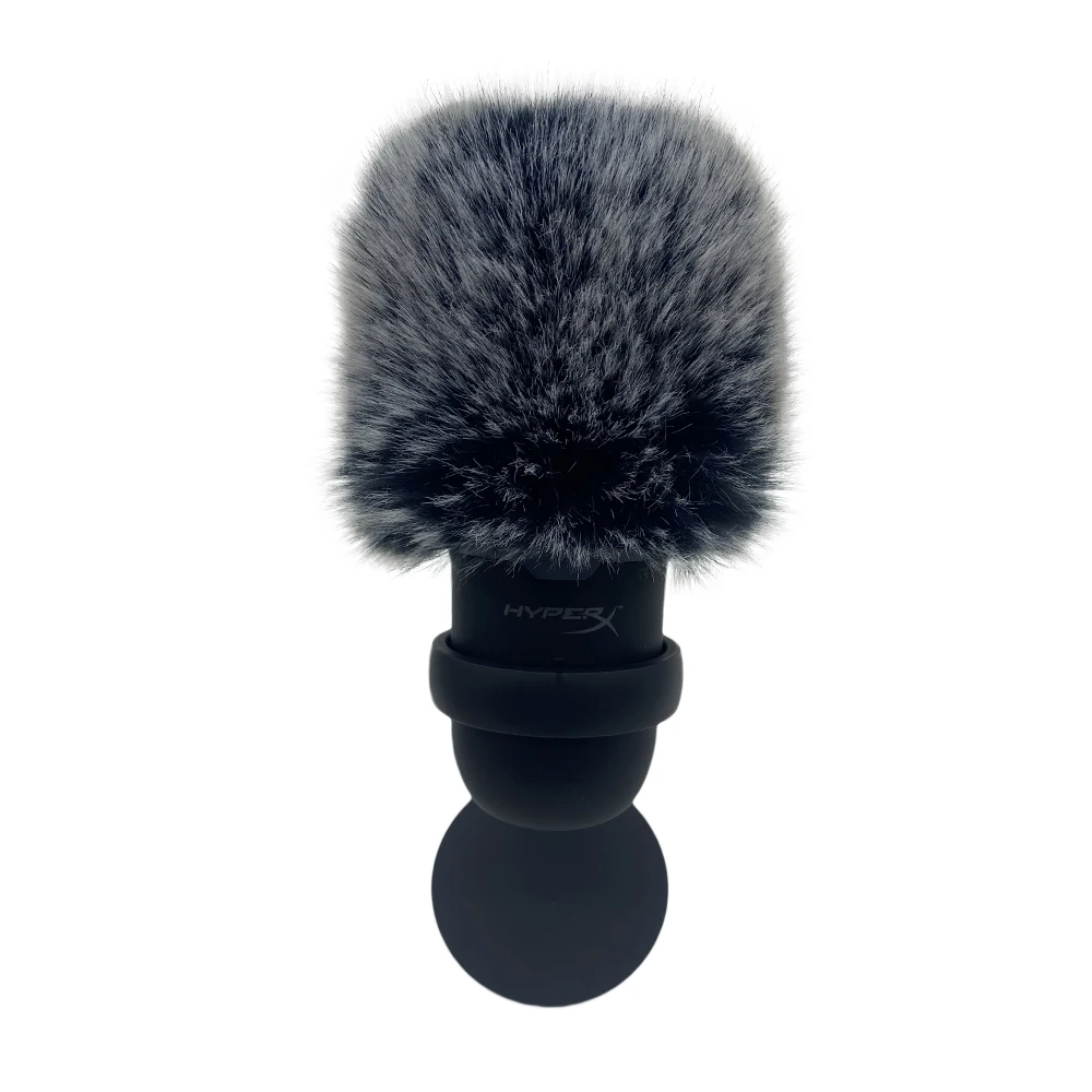 Blue Mantis Reduce NoiseDead Cat Pop Filter Artifical Fur Windscreen Muff Windshield For Hyper X Solocast Microphone Furry Cover