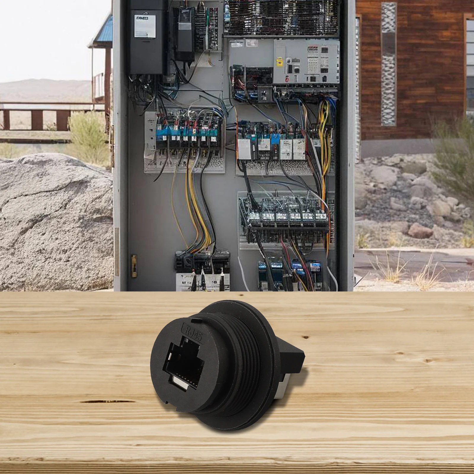 E16 waterdichte connector netwerkswitch koppeling snap-on 180 graden vrouwelijke aansluiting naar pin header reserveonderdelen elektrisch gereedschap accessoire