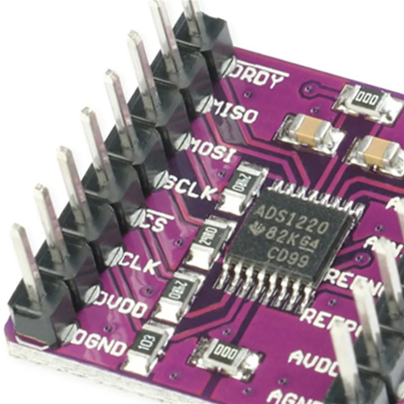 【SURPRISE】4X CJMCU-1220 ADS1220 ADC 24 Bit A/D Converter Module I2C Low Power 24 Bit Analog-To-Digital Converter Sensor Module