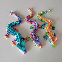 New 3d Printed Chinese Dragon Full Body Joints That Can Move Home Furnishings And Decorations Are Worth Collecting Creative Toys