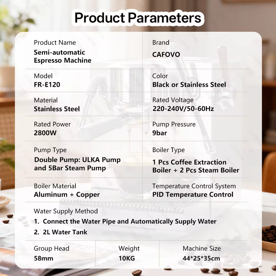 CAFOVO E120 작동 모습