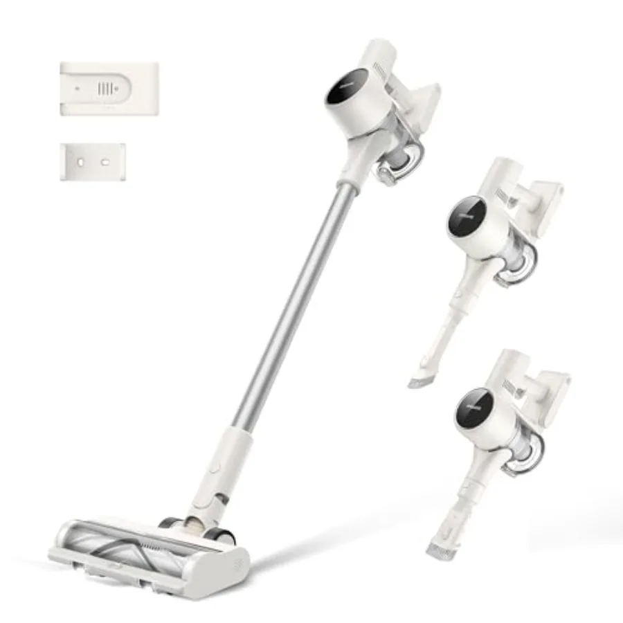 

Cordless Vacuum Cleaner R10 Pure 120AW Powerful Suction Stick Vacuum Cleaner for Home Anti-Tangle LED Headlights Up to 60 Mins