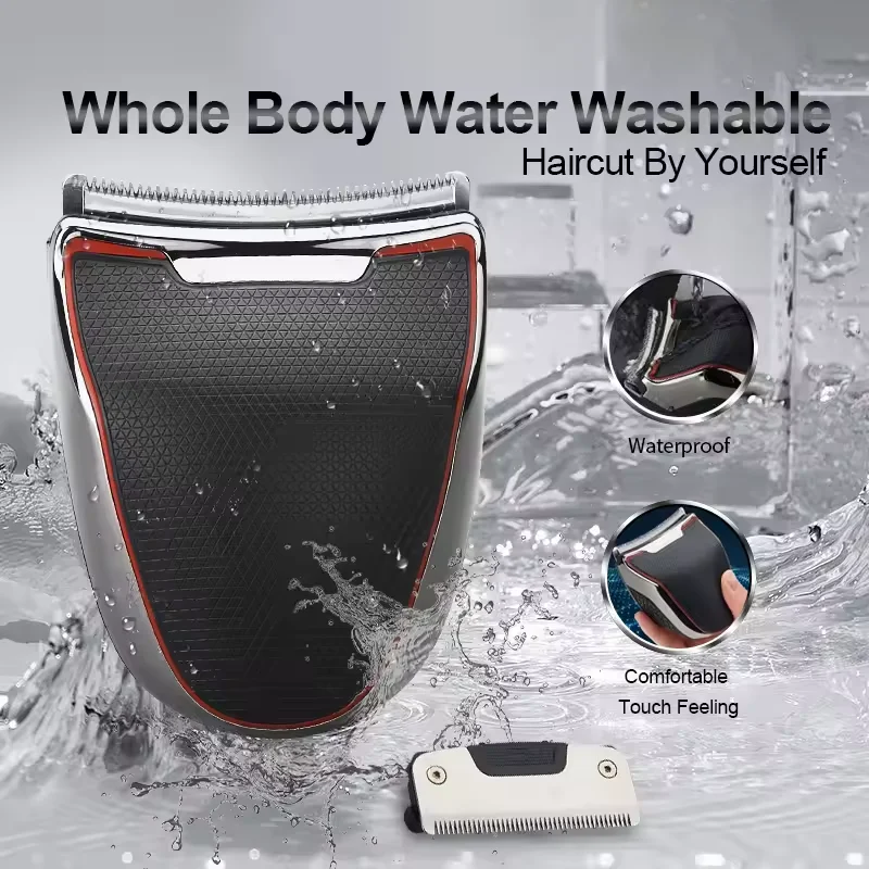 WAIKIL-Barber Trimmer Multi-funcional Masculino, Carregamento USB, Mini Portátil, Impermeável, Sem Fio, Cortador de Cabelo, Viagem