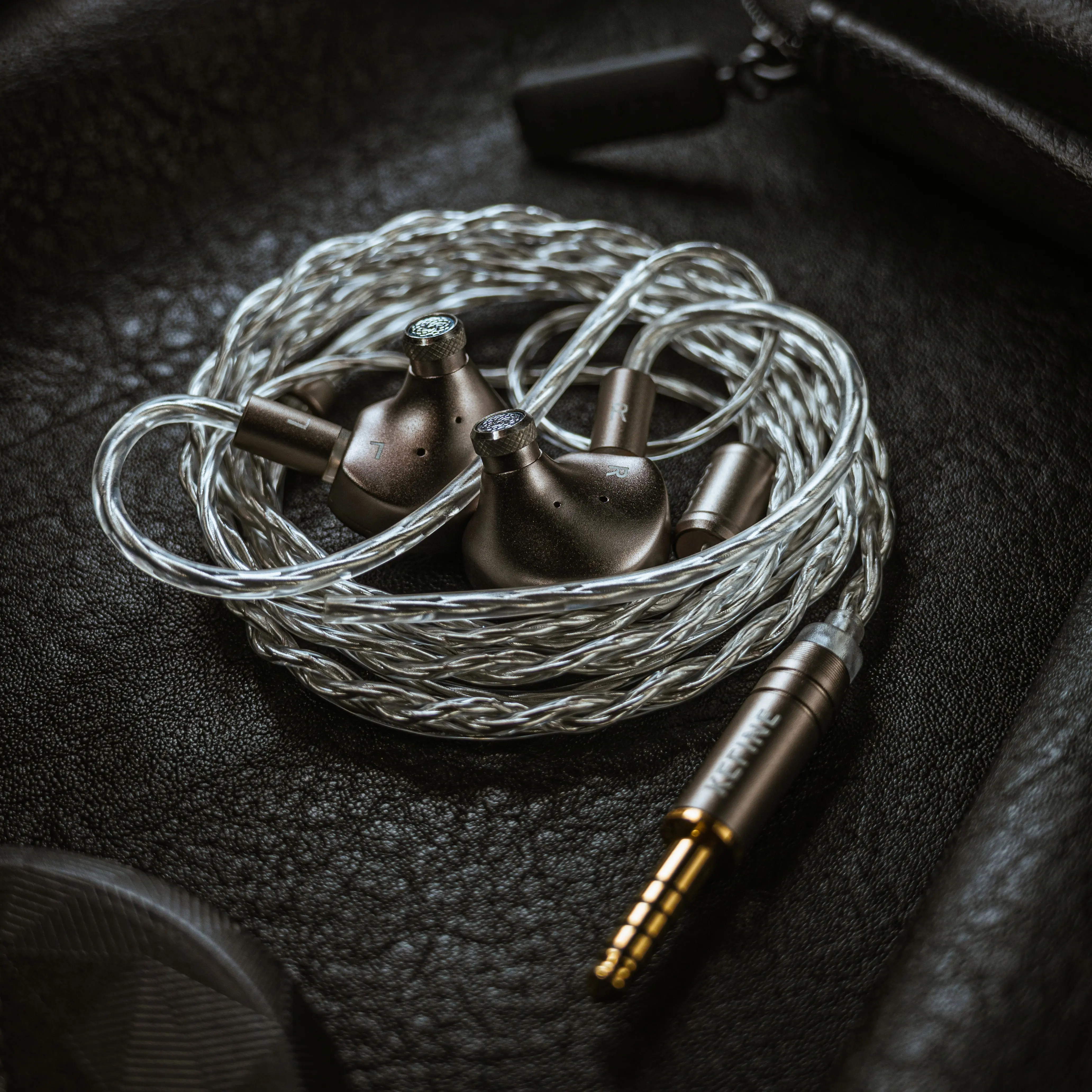 ANGELEARS X Kefine Delci AE 10mm DLC+PU 다이어프램 다이나믹 드라이버 IEMs 하이파이 인이어 이어폰 (두 가지 튜닝 스타일)