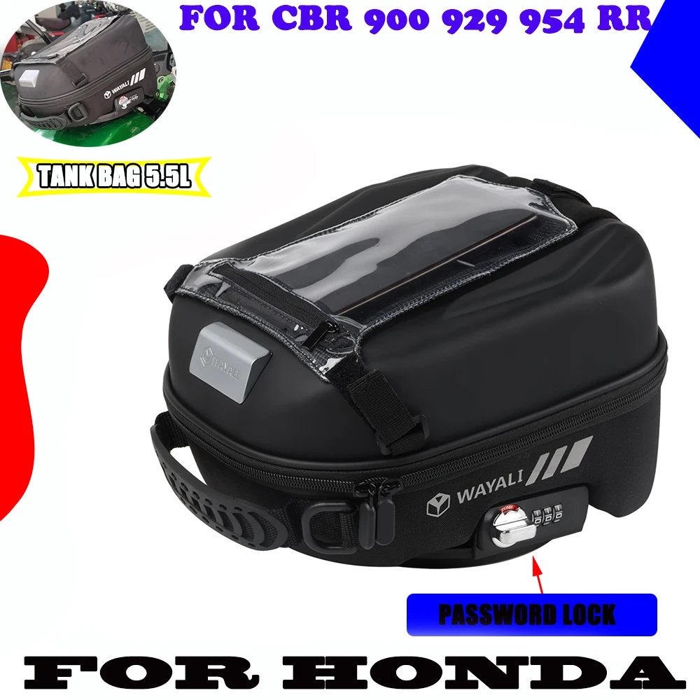 Motorcycle Tank Bag For Honda CBR900RR CBR893RR CBR919RR CBR929RR CBR954RR CBR 900 893 919 929 954 RR Luggage Tanklock Backpack