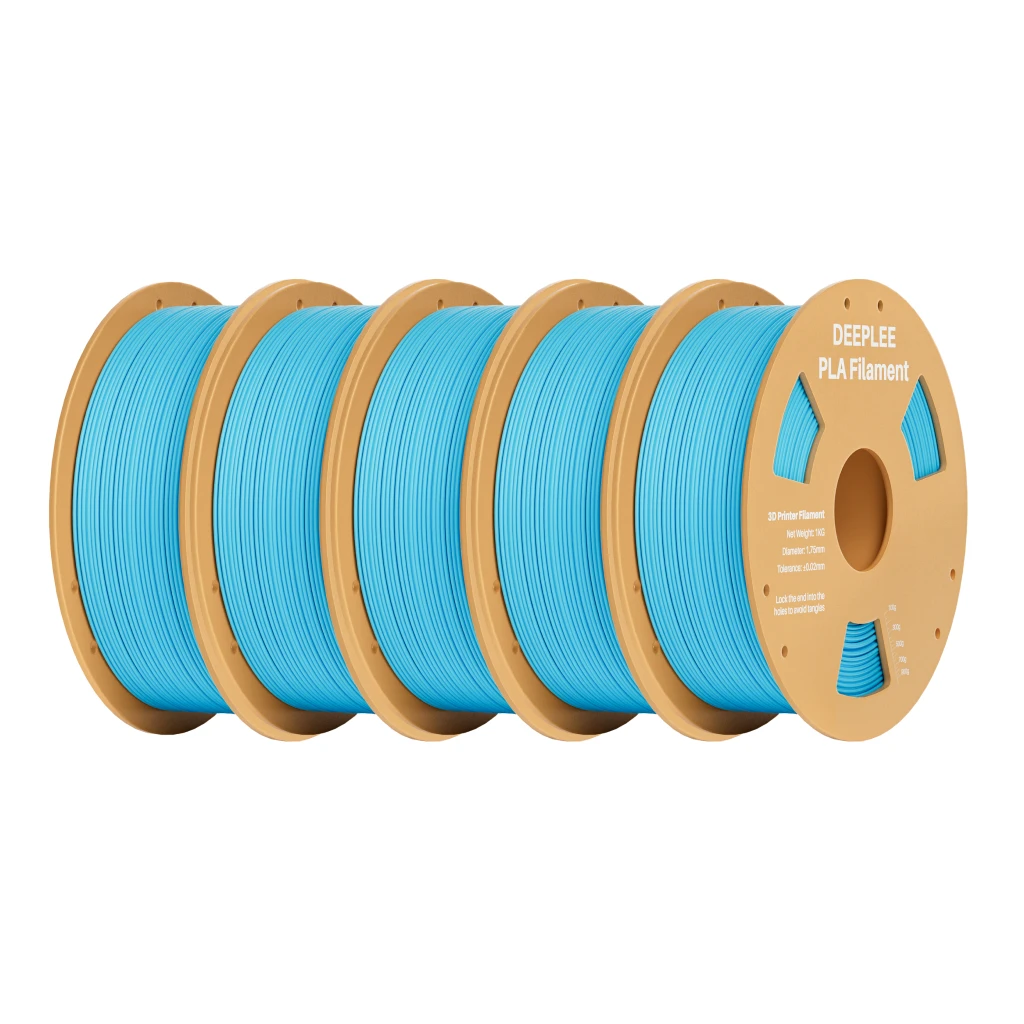 DEEPLEE 5/10KG PLA Filament 1,75mm Lebendige Farben FDM 3D-Drucker Verbrauchsmaterialien Geringe Fadenbildung, Hohe Präzision Deeplee Filament