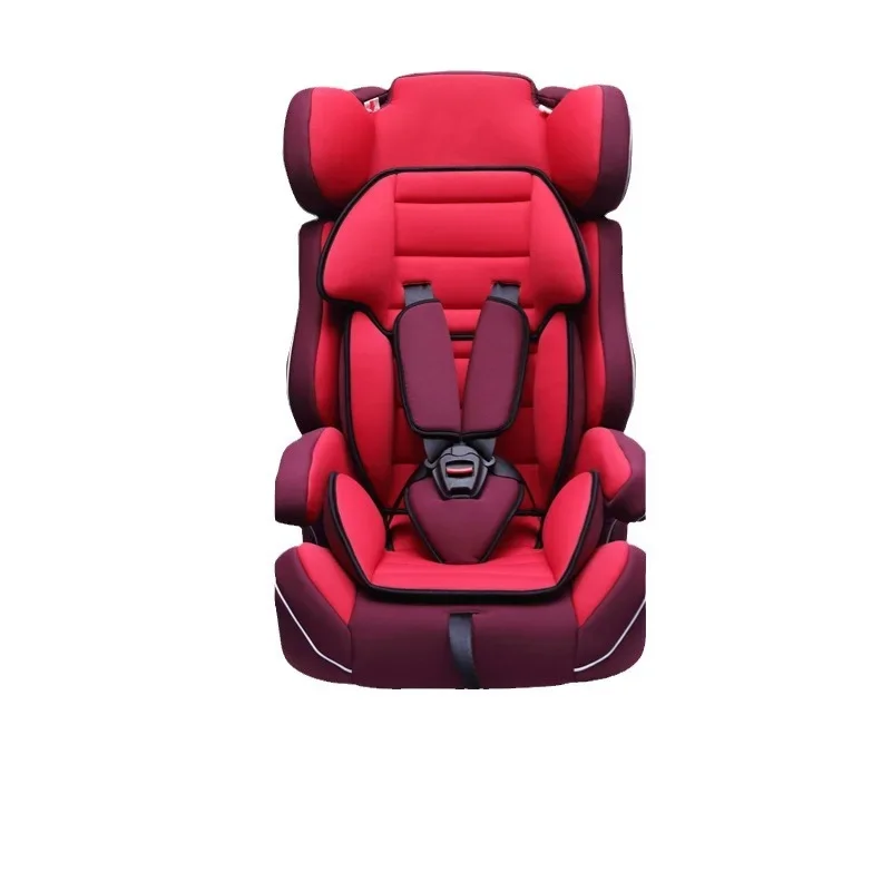 EG81 Foldable Child Car Seat, Travel-Friendly Safety Booster for 9 Months to 12 Years, Portable Baby Chair, Compact Car Seat