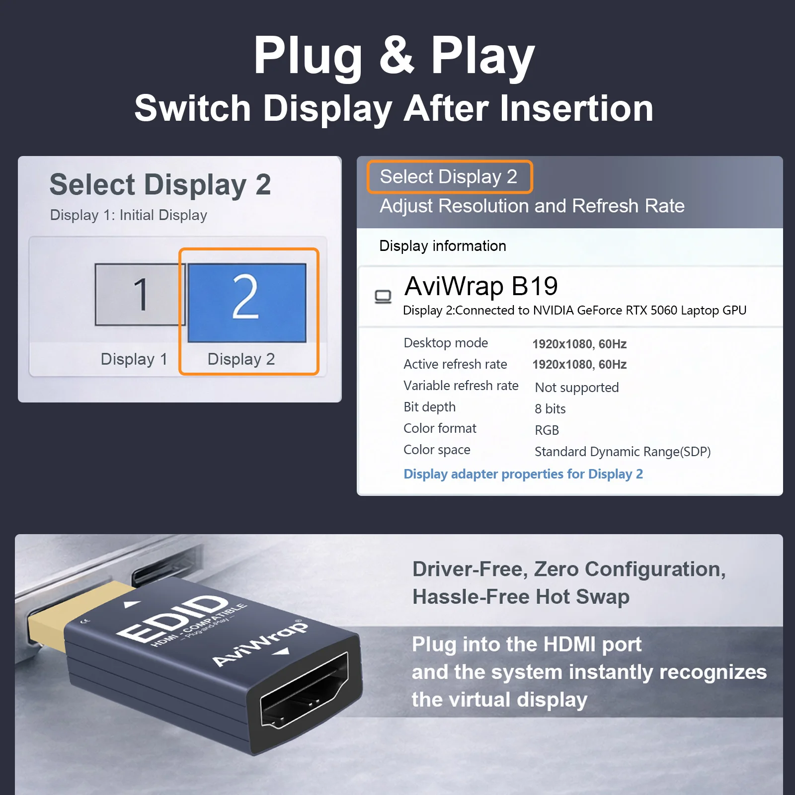 ‌HDMI EDID Emulator Passthroug - Hdmi Matrix Switch review and price