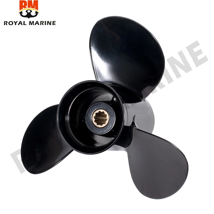 346-64104-5 Propeller 9.9x13 For Tohatsu Outboard 20HP 25HP 30HP 3 Blades Aluminum Alloy 10 Tooth 3R0-64527-0 3R0B645270