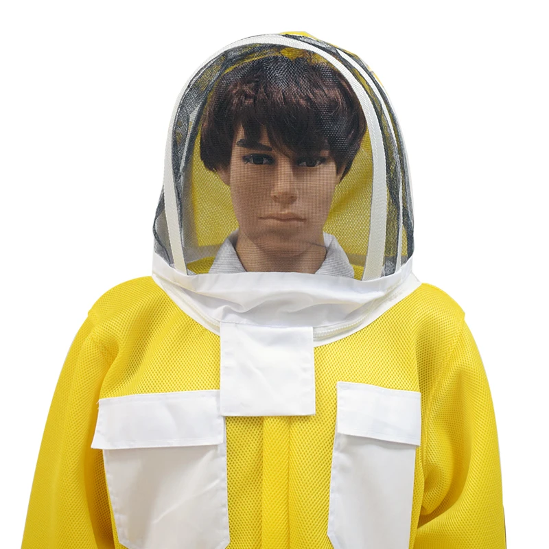 Beekeeping Clothing Bee Tools Beekeeper Suit Protect 3D Air Cotton Fabric Safty Veil Hat Dress Beekeeping Equipment Apiculture