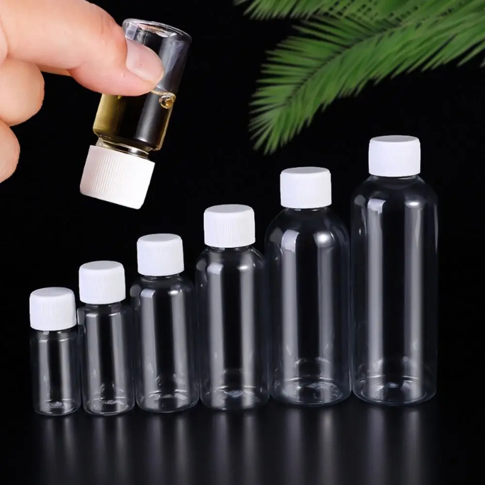 10Pcs Plastic PET Seal Bottles Reusable 10/20/30/50/80/100ml Lotion Container Travel Bottle Empty Cosmetics Containers