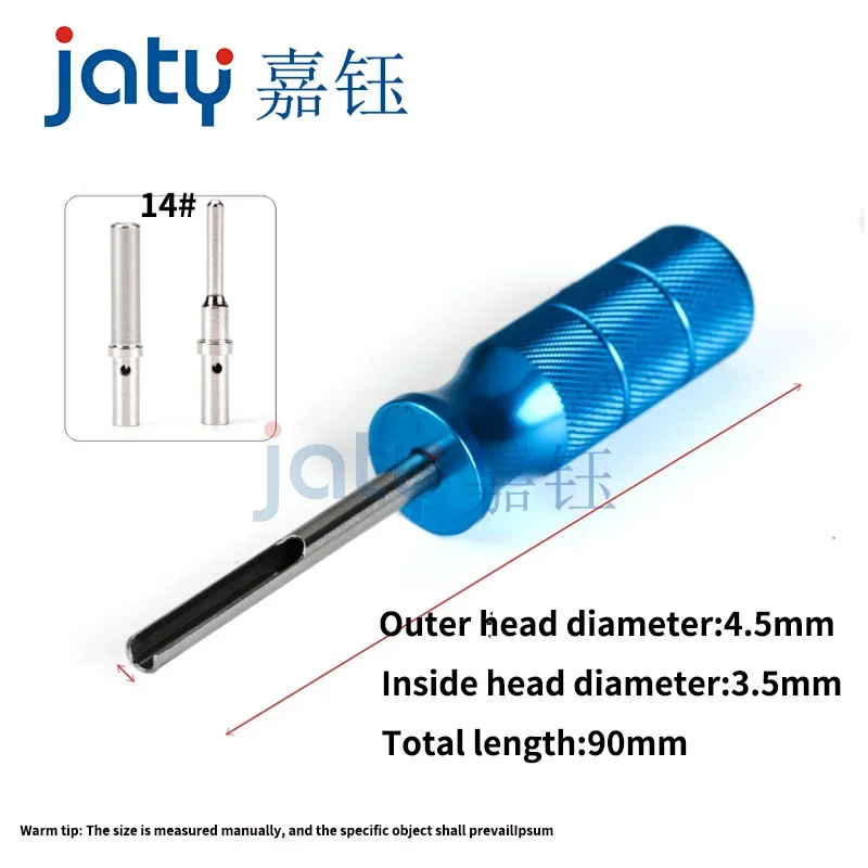 Solid male/female pin retracter, connector needle removal tool for Deutsch 0460/0462-203/204/204/203 series, 4/8/12/14/16/20#