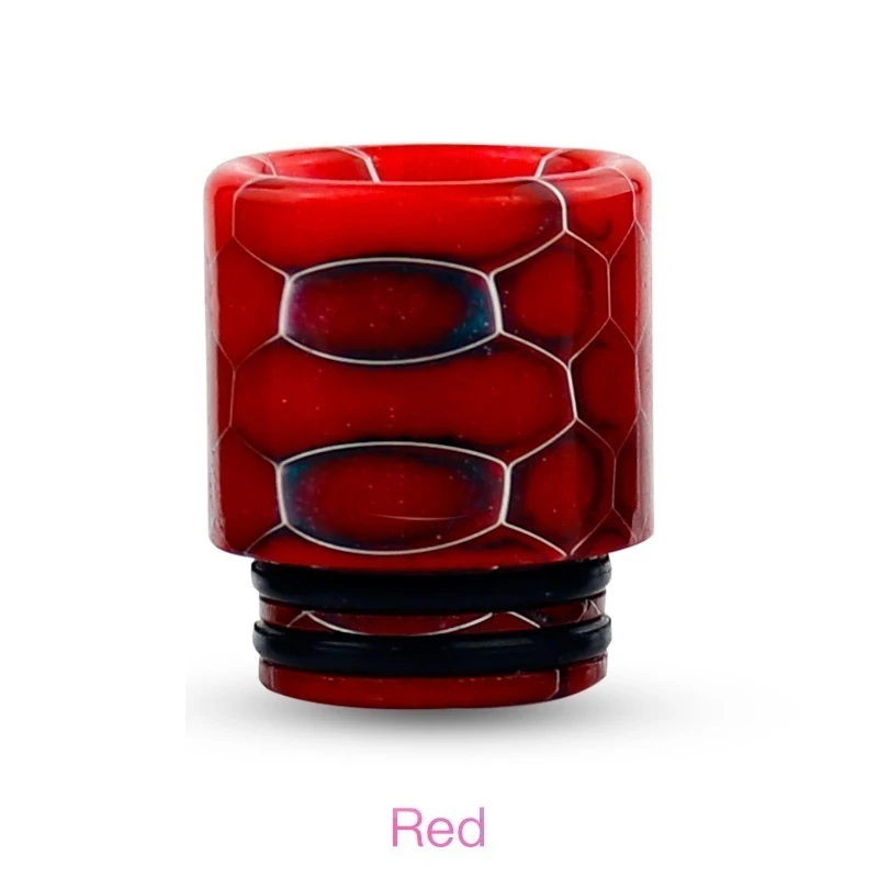 Resin 810 Mouthpiece Snakeskin Epoxy Drip Tip For TFV12 Dead Rabbit RDA Tank Vaper Accessories