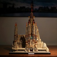 10045PCS Barcelona Sagrada Familia Model MOC-65795 Medieval Catholic Church Architectural Building Blocks Assembly Toys Kid Gift
