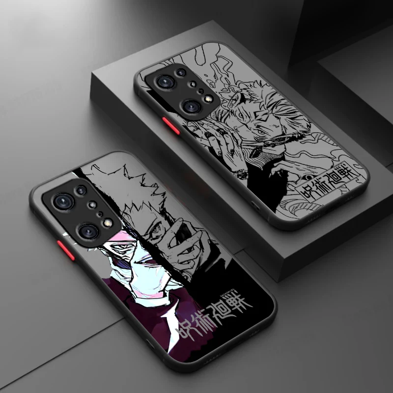 J-ujutsu K-aisens Animation Cute For OPPO Find F21 X5 Pro X3 Pro Lite Pro Neo 4G 5G Frosted Translucent Phone Case