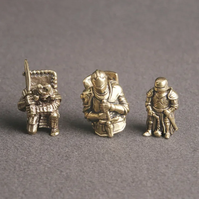 Espada larga japonesa samurai retro faca de bronze contas cordão pingentes ao ar livre ferramenta diy paracord tecido pulseiras acessórios