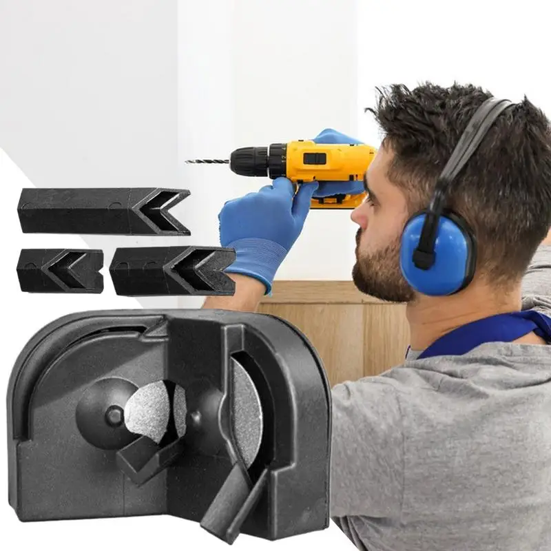 Afilador de brocas para amoladora, máquina rectificadora ergonómica, ayuda de alto rendimiento, herramienta afiladora de brocas de precisión para