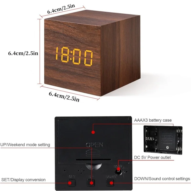 Thumbnail 2 - #66 New LED Bedside Alarm Clocks Arrivals
