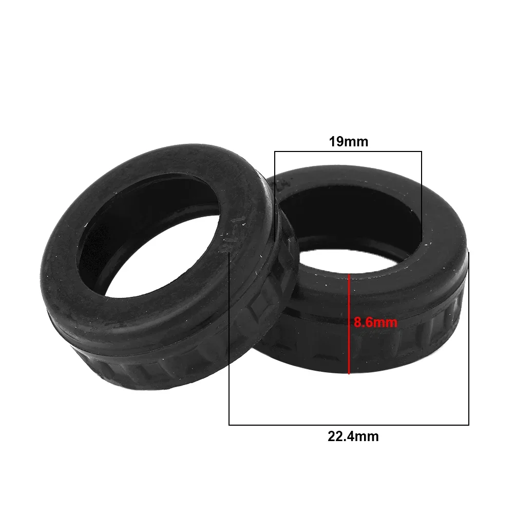Manicotto in gomma per esterni per uso domestico 2 pezzi 608 accessori smerigliatrice angolare cuscinetto in gomma nera parti di martello elettrico utensile elettrico