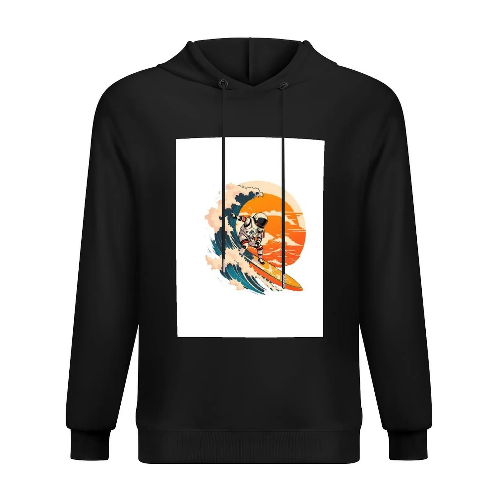 

Outer space surfing astronaut - astronaut surfing cosmic waves Hoodie autumn clothes blouse hoodie graphic