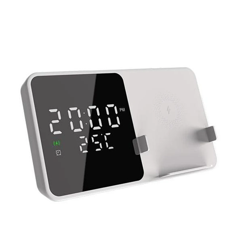 Wireless Charging Thermometer Innovative Technology Stylish And Practical Mobile Phone Holder Quick Multifunction Charging Stand