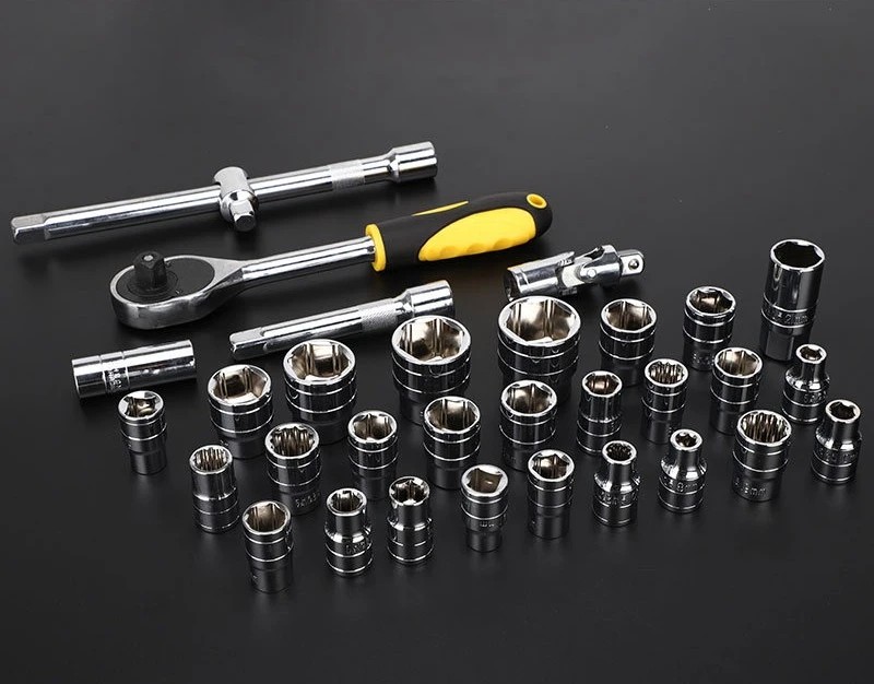 

Подходит для торцевого ключа с храповым механизмом, набор инструментов из 10/13 предметов, набор автомобильных быстрого гаечных ключей