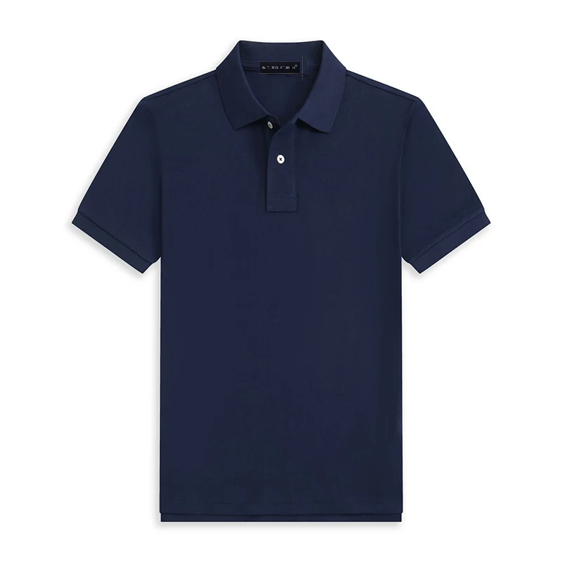 High Quality 100% Cotton Summer New Men Polo Shirts Short Sleeve Lapel Sportswear Hommes Polos Shirt Fashion Male Clothes Tops