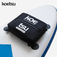 KOETSU Paddleboard Deck Bag, Elastic Mesh Storage Bag for Paddle Board, Surfboard, Kayak, Boat, Canoe and Rafting