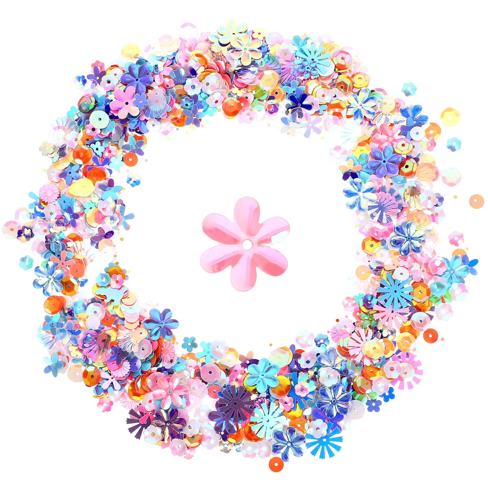 

Colorful Sequins Irregular PVC Stickers Jewelry Accessories Epoxy nament Materials Shiny Decorations Handmade Gifts Storage